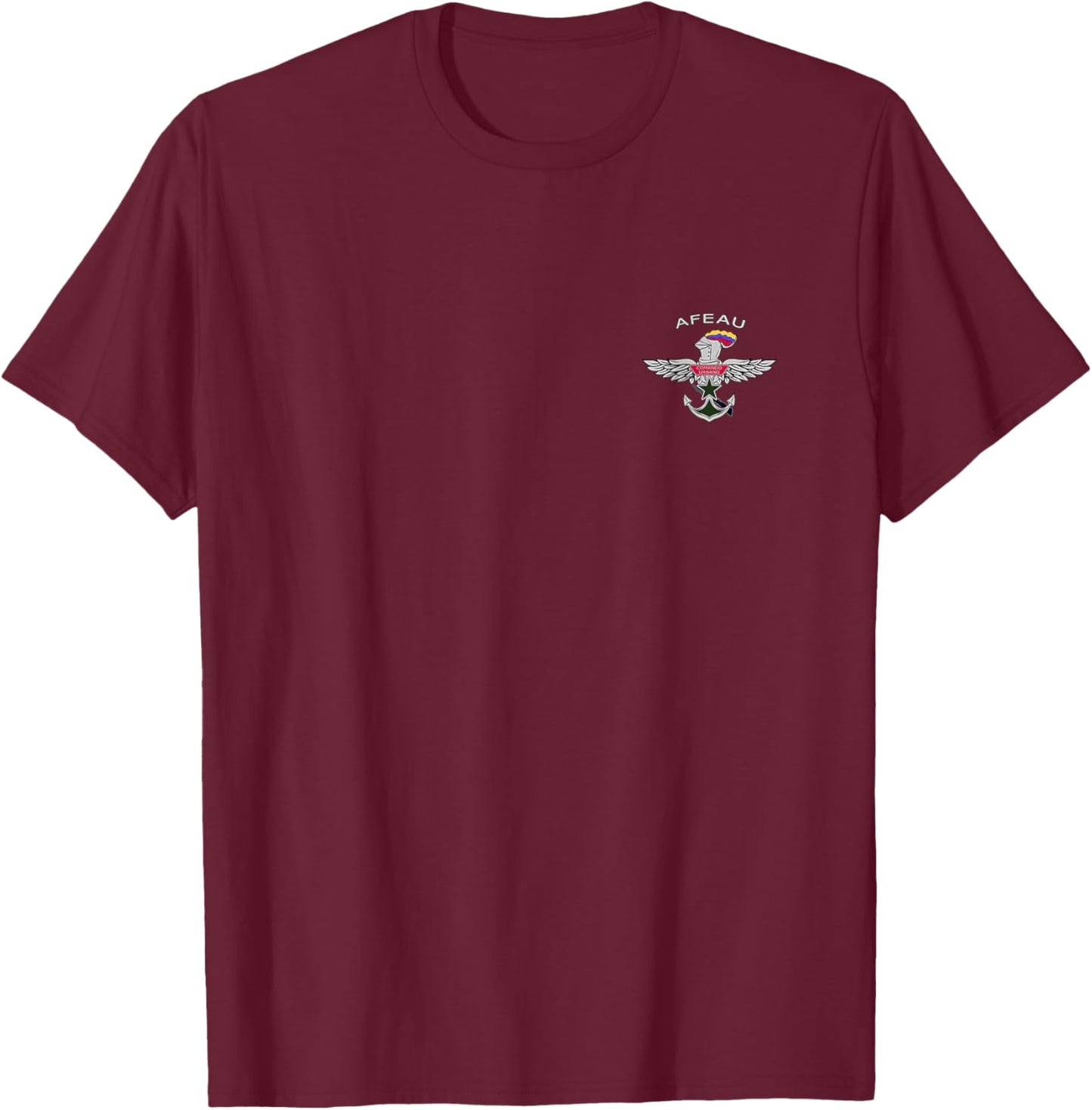 AFEAU Colombian Special Force Colombia Patriot T-Shirt - T-Shirt | Maroon