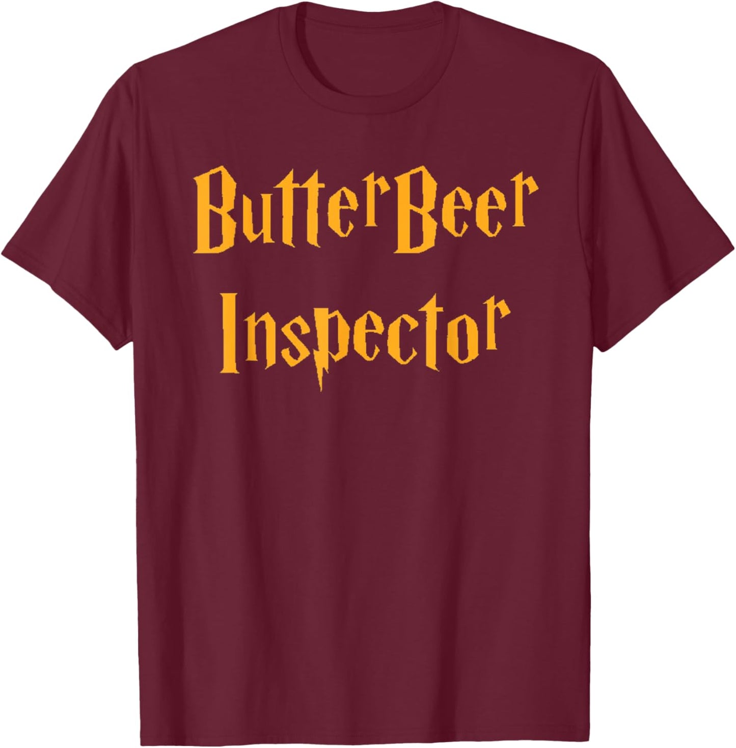 Butter Magic Beer Inspector Solar Opposites Funny Meme Gag T-Shirt - T-Shirt | Maroon