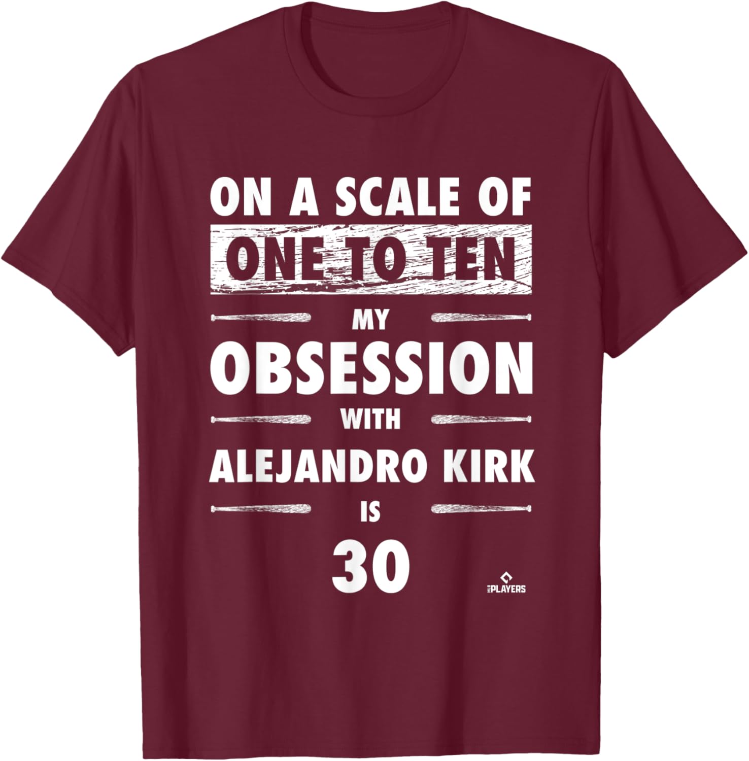 Alejandro Kirk Obsession Toronto Baseball Fan Funny T-Shirt - T-Shirt | Maroon