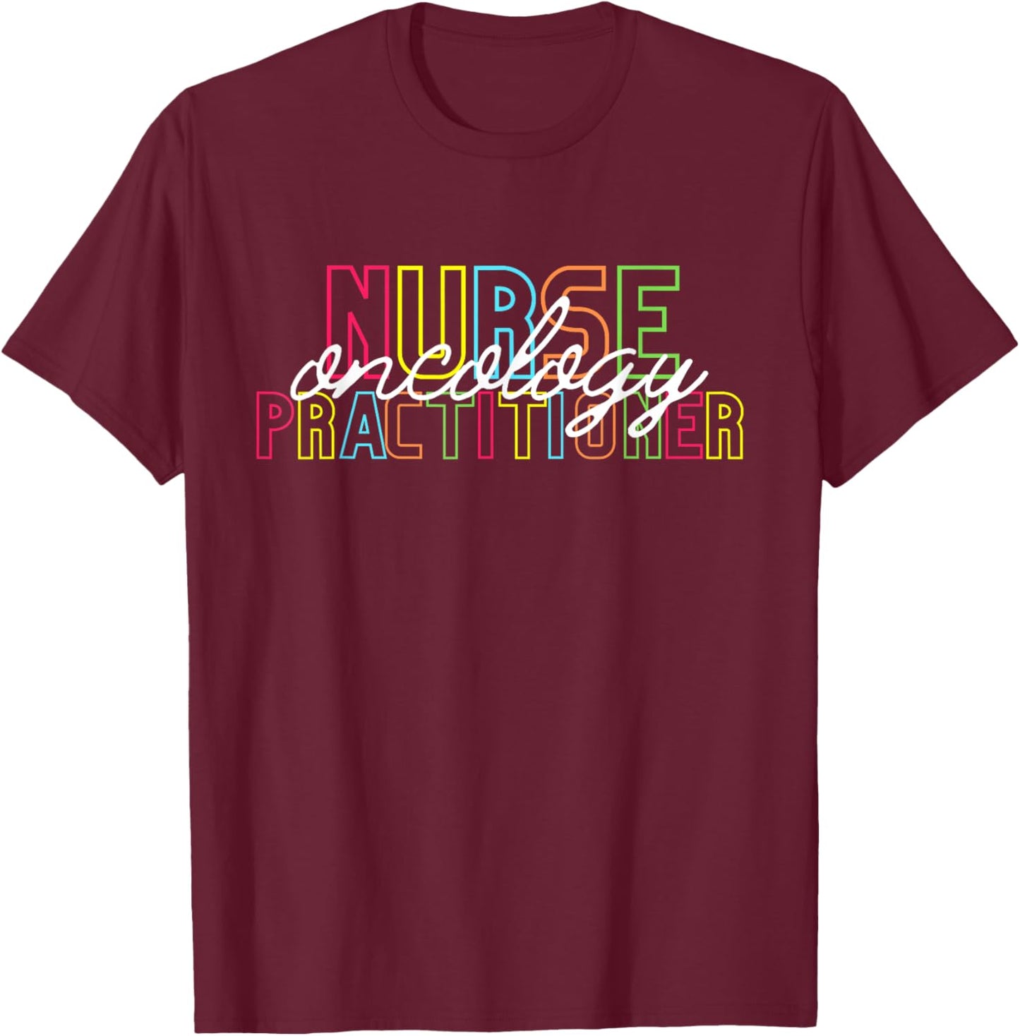 Oncology Nurse Practitioner for Graduation New Job Christmas T-Shirt - T-Shirt | Maroon