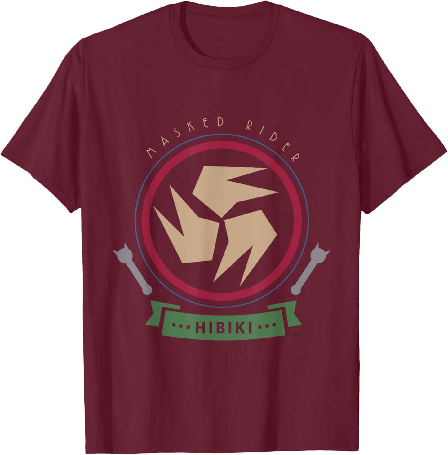 Kamen Rider Hibiki T-Shirt - T-Shirt | Maroon