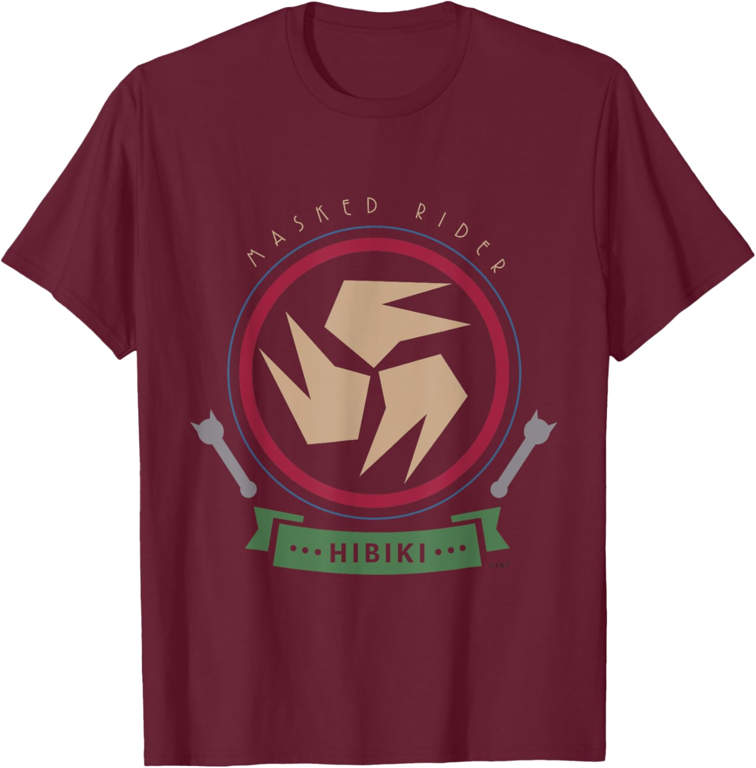 Kamen Rider Hibiki T-Shirt - T-Shirt | Maroon