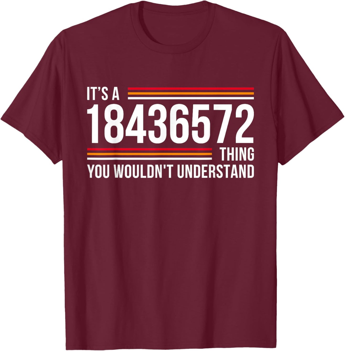 It's A 18436572 Thing Funny V8 Engine Classic Muscle Car Guy T-Shirt - T-Shirt | Maroon