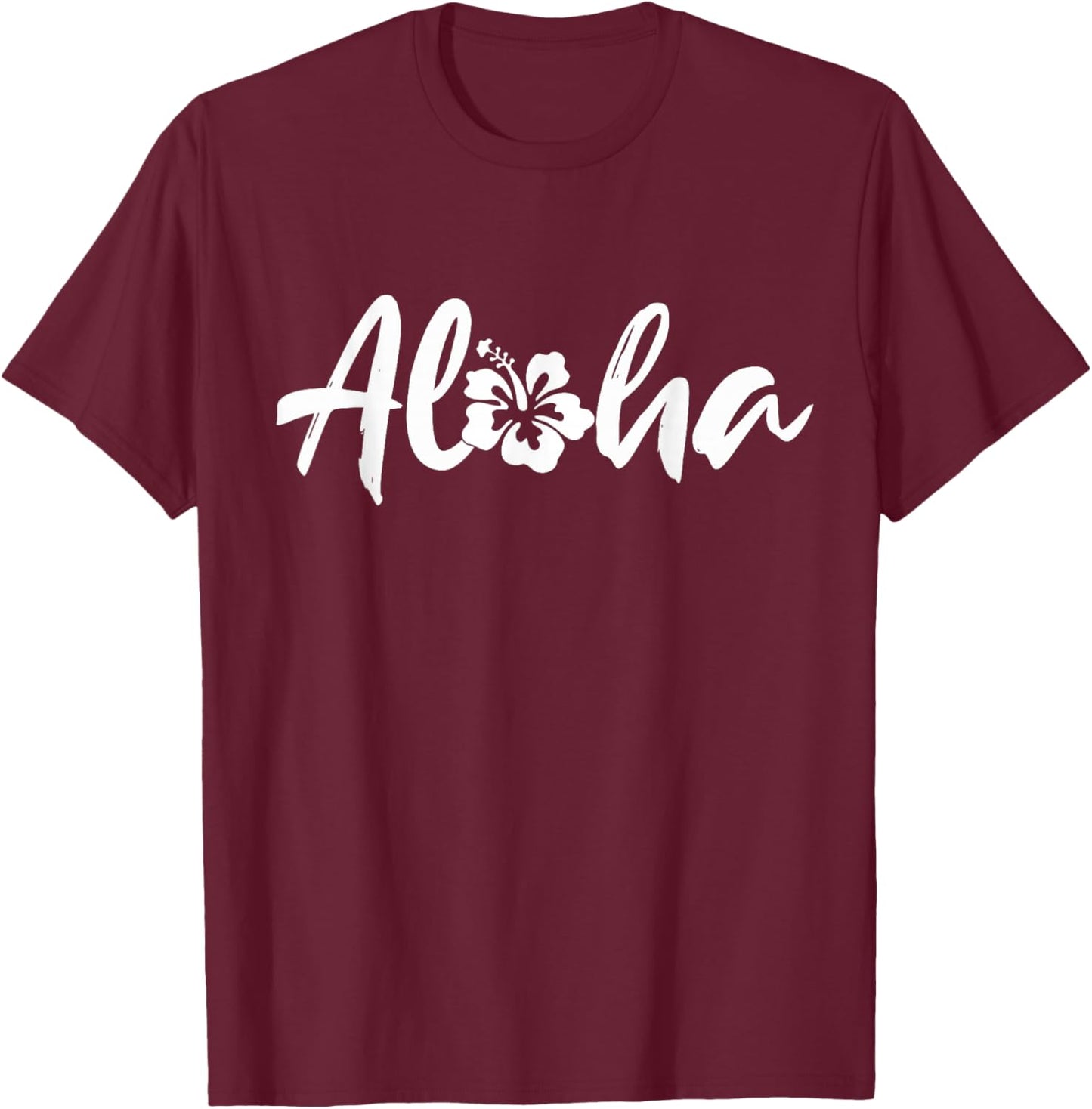 Aloha T-Shirt - T-Shirt | Maroon