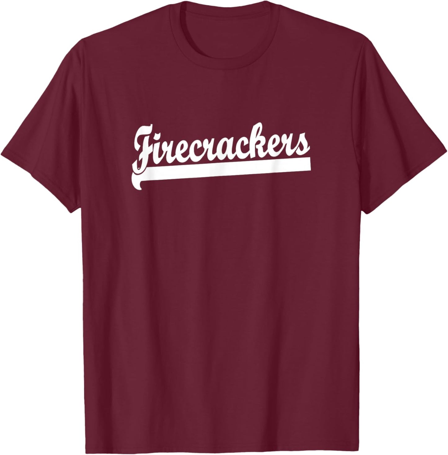 FIRECRACKERS Team Fan T-Shirt - T-Shirt | Maroon
