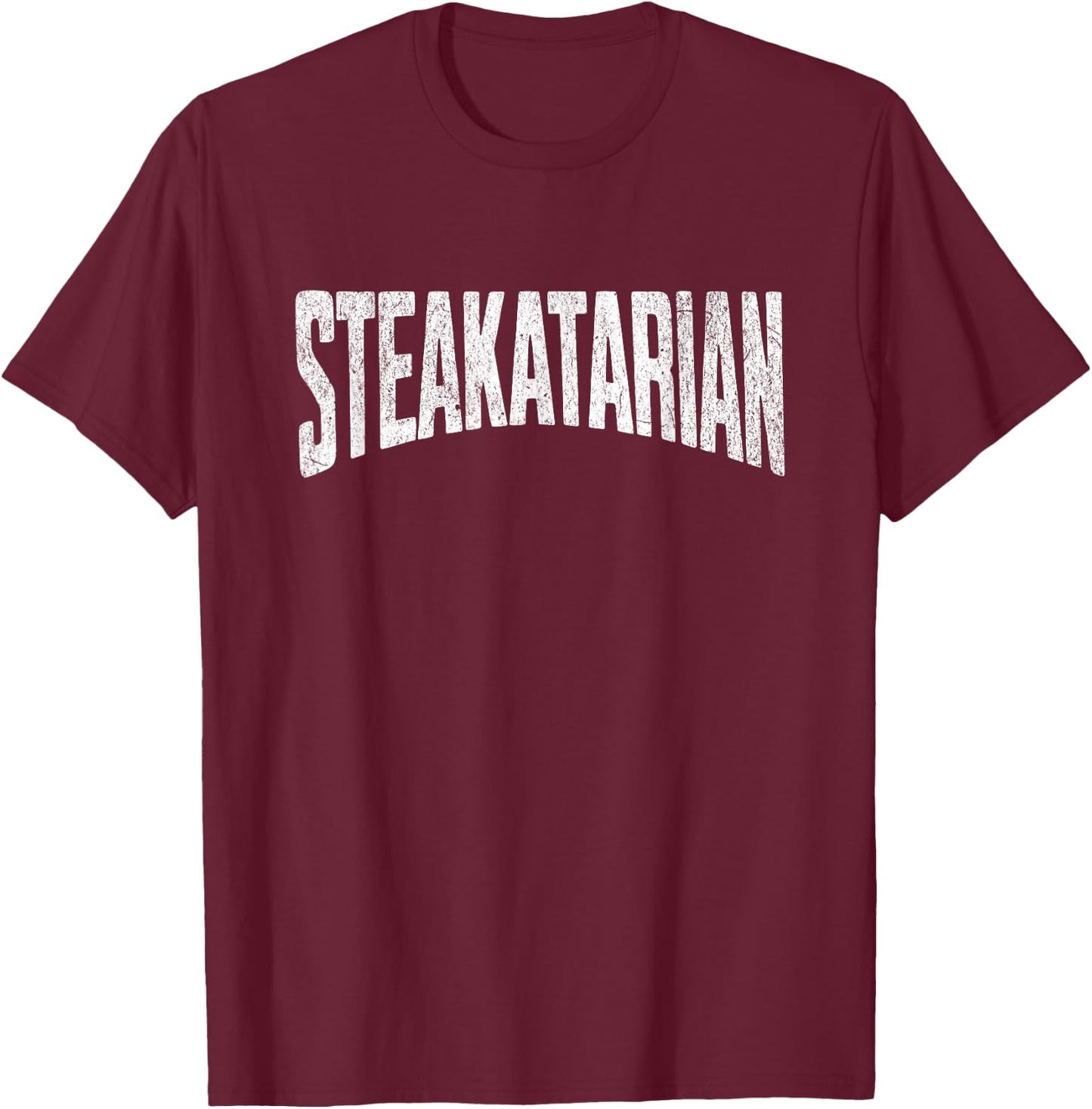 Steak Lover: Steakatarian Zero Carb Lion Diet Lifestyle T-Shirt - T-Shirt | Maroon