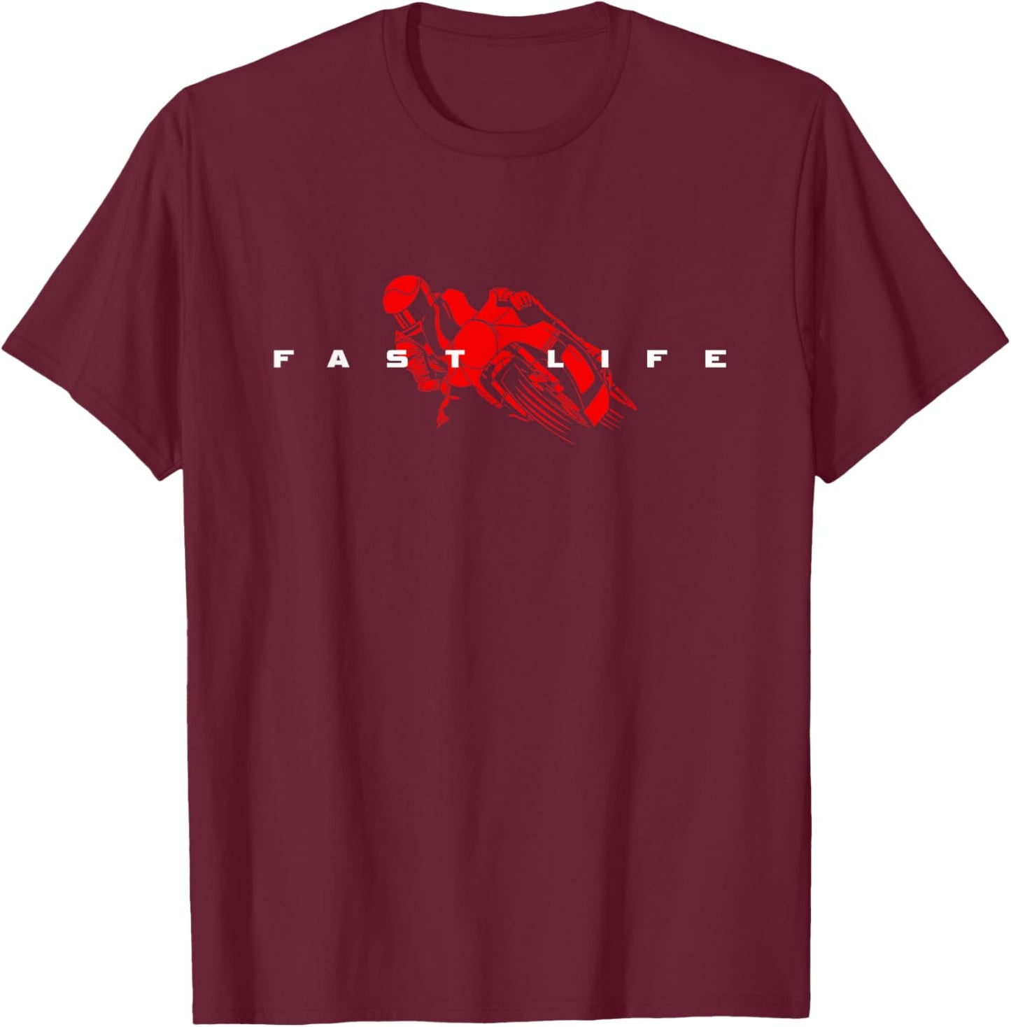 Motorcycle T-Shirt - T-Shirt | Maroon