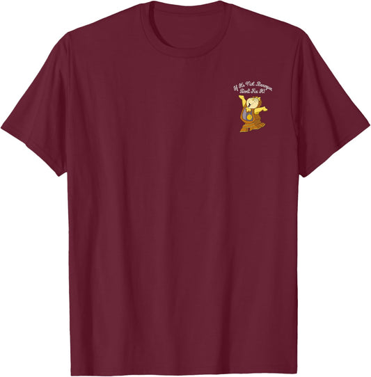 Disney Beauty & The Beast Cogsworth If It's Not Baroque T-Shirt - T-Shirt | Maroon