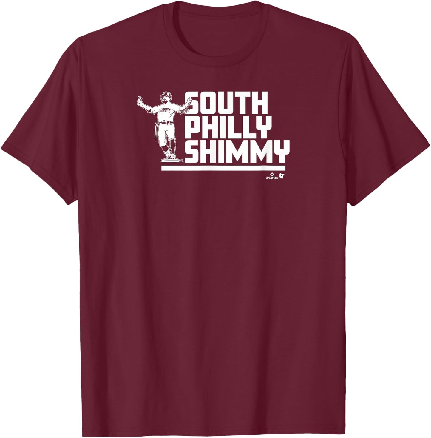 South Philly Shimmy - Philadelphia Baseball T-Shirt - T-Shirt | Maroon