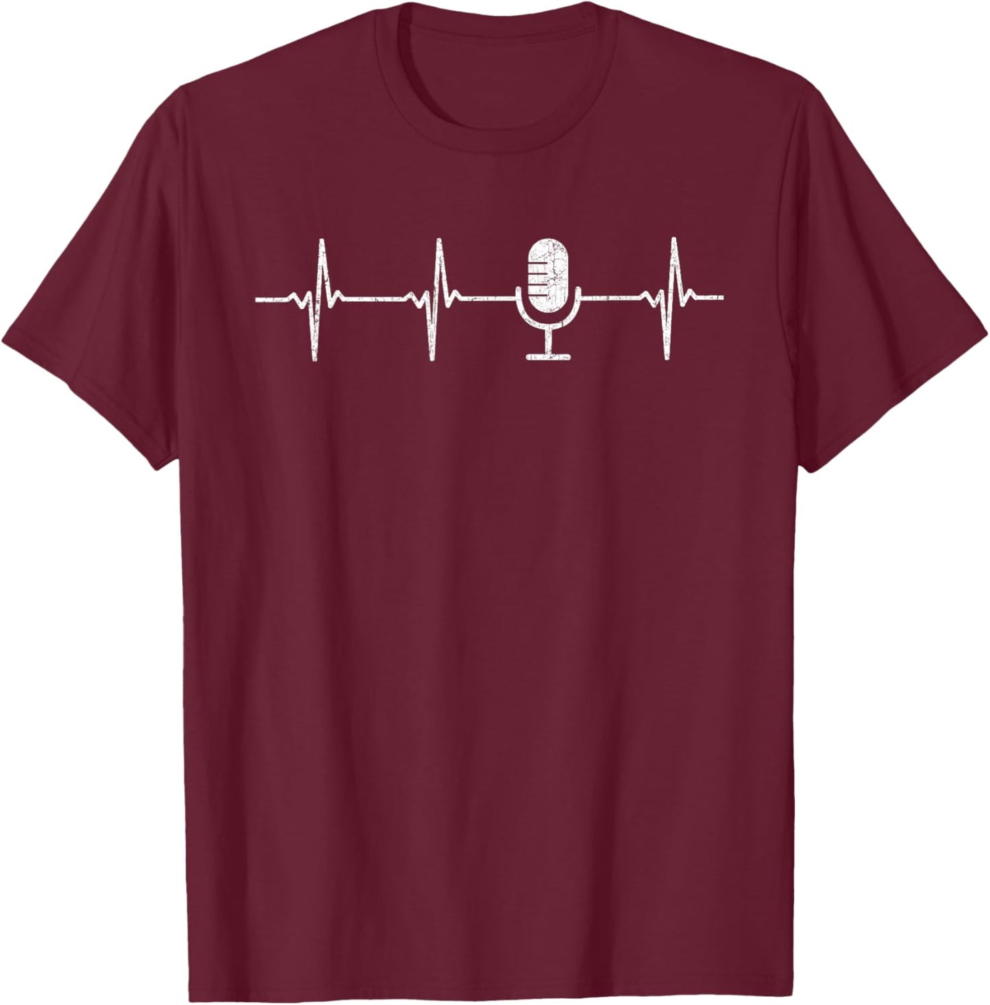 Voice Over Artist Voice Actor Acting Funny T-Shirt - T-Shirt | Maroon