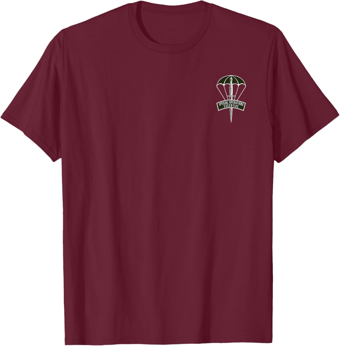 Special Operations Executive SOE British Special Forces T-Shirt - T-Shirt | Maroon