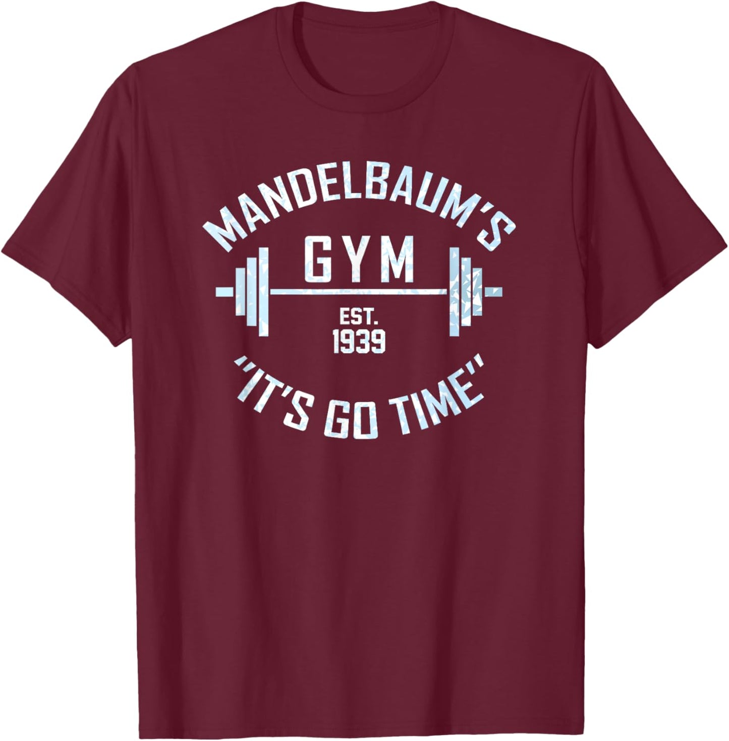 Mandelbaum's Gym T-Shirt - T-Shirt | Maroon