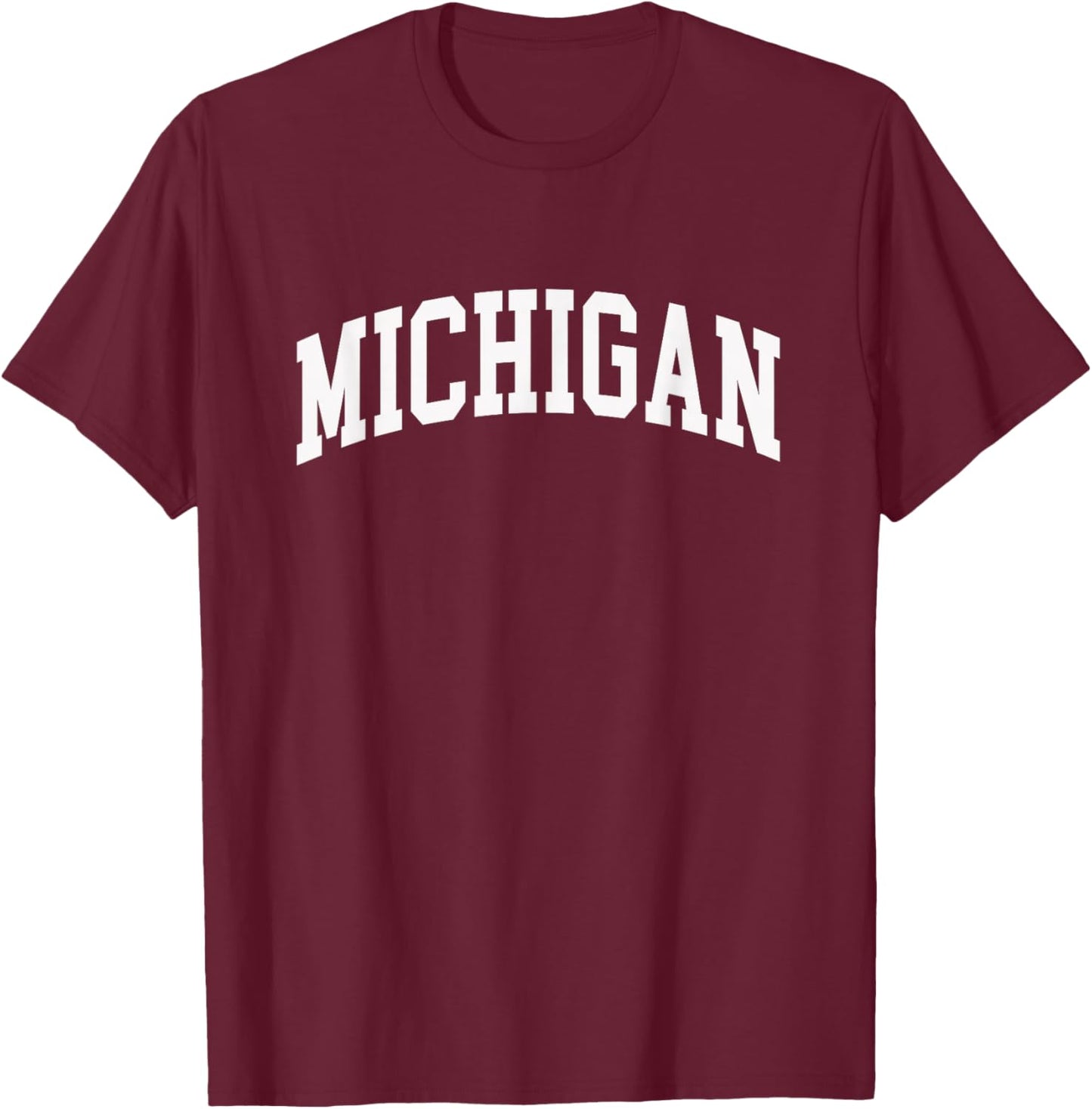 Michigan - Throwback Design - Classic T-Shirt - T-Shirt | Maroon