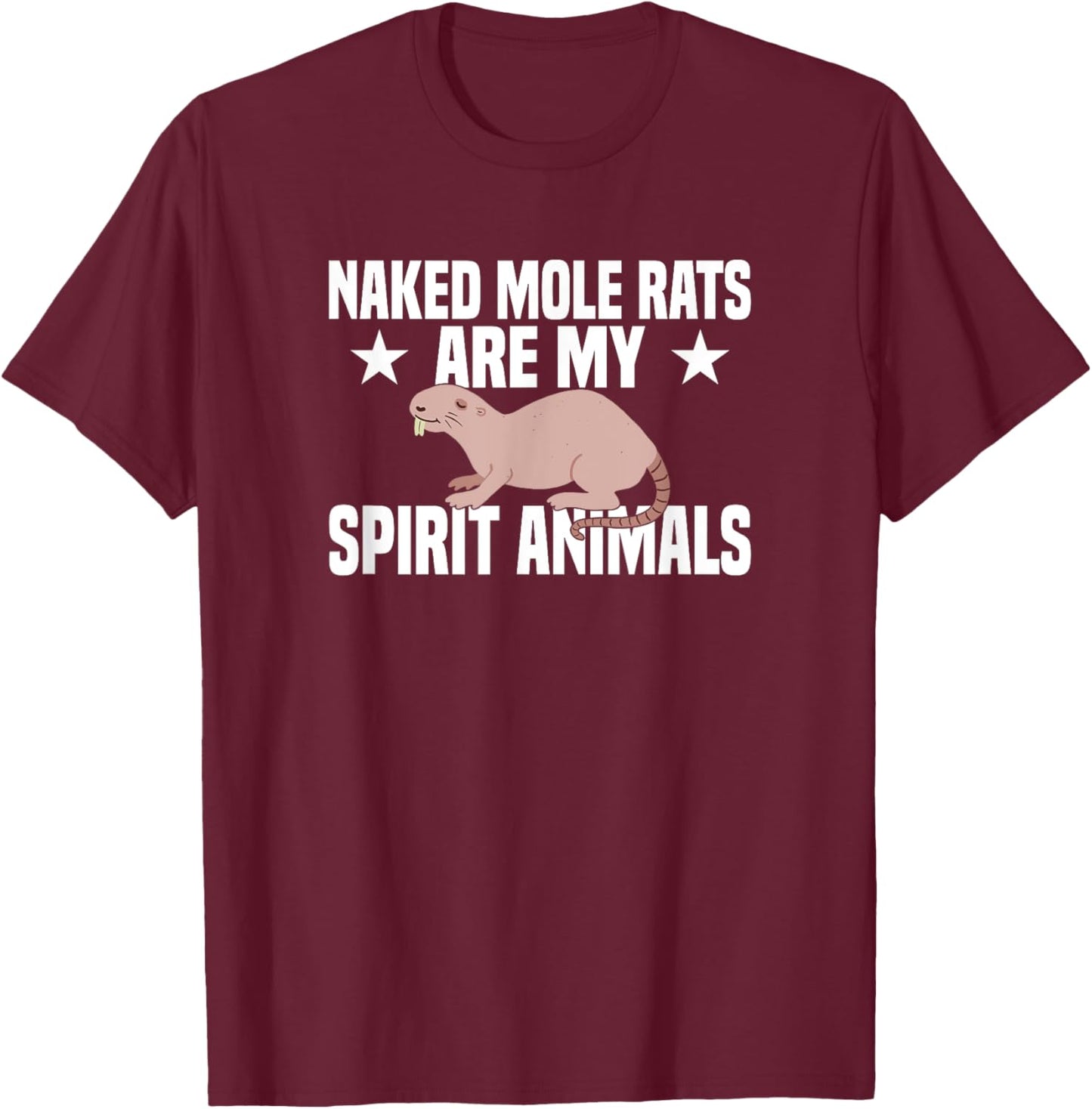 Naked Mole Rat Lover T-Shirt - T-Shirt | Maroon