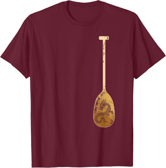 Dragonboat Dragon Boat Racing Paddle Dragon Boat Festival T-Shirt - T-Shirt | Maroon