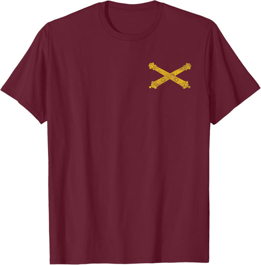 Army Field Artillery Branch Us Usa T-Shirt - T-Shirt | Maroon