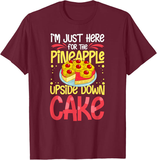 Pineapple Upside Down Cake Recipe Mix Filling T-Shirt - T-Shirt | Maroon