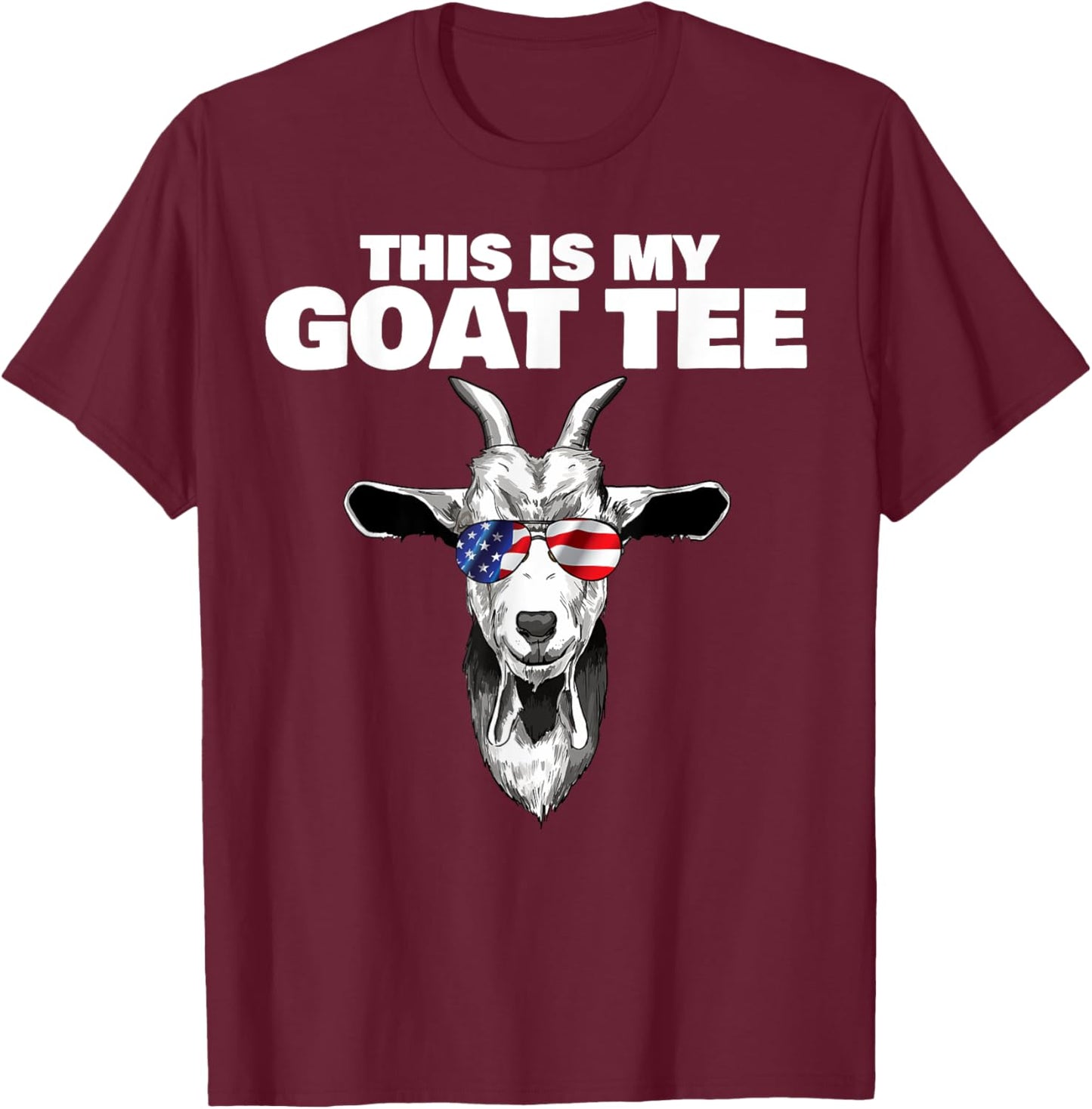 This is my Goat T-Shirt - T-Shirt | Maroon