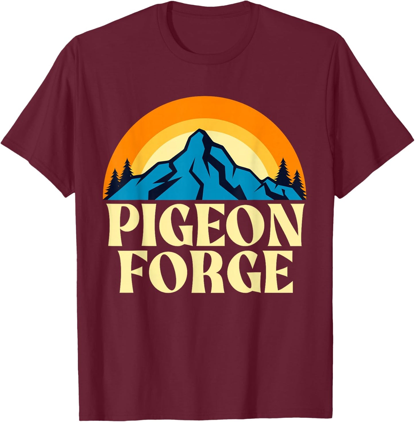 Pigeon Forge TN, Pigeon Forge T-Shirt - T-Shirt | Maroon
