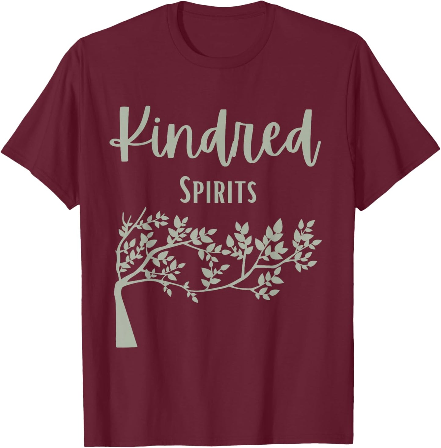 Kindred Spirits-Anne with an E-One with nature T-Shirt - T-Shirt | Maroon