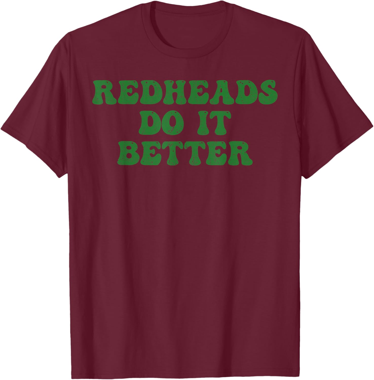 Redheads Do It Better St Patrick's Day Dibs on The Redheads T-Shirt - T-Shirt | Maroon