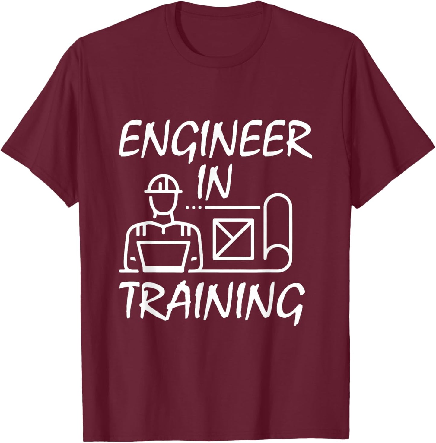 Engineer In Training Electrical Engineering T-Shirt - T-Shirt | Maroon