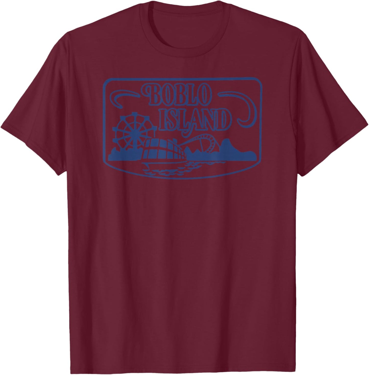 Boblo Island - Detroit T-Shirt - T-Shirt | Maroon