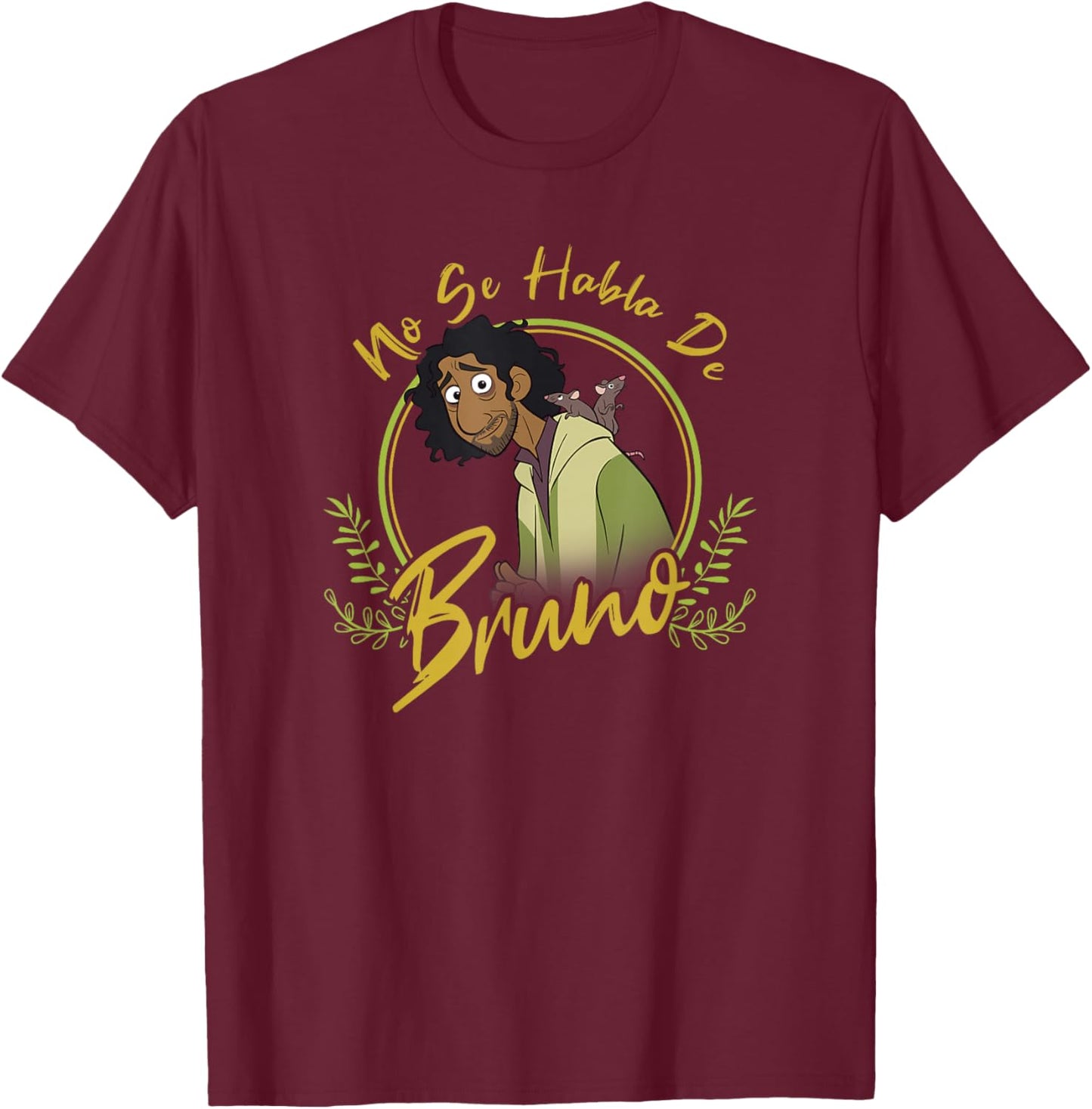 Disney Encanto No Se Habla De Bruno Spanish Classic Quote T-Shirt - T-Shirt | Maroon