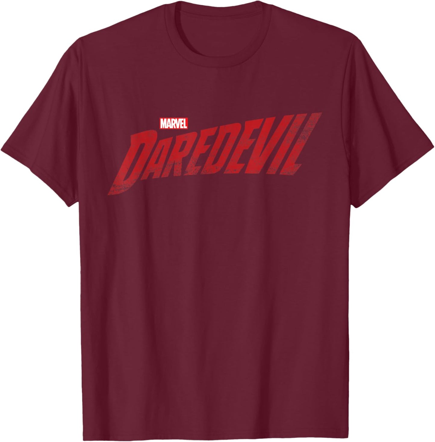 Marvel Daredevil Series Logo T-Shirt - T-Shirt | Maroon