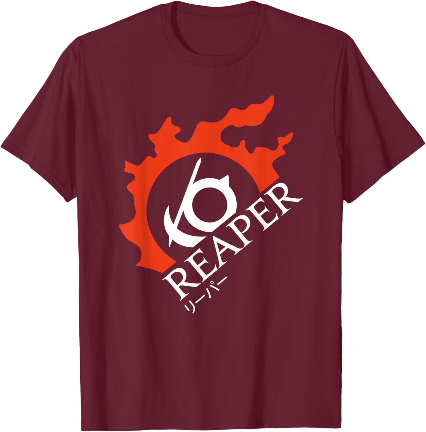 Reaper - For Warriors of Light & Darkness T-Shirt - T-Shirt | Maroon