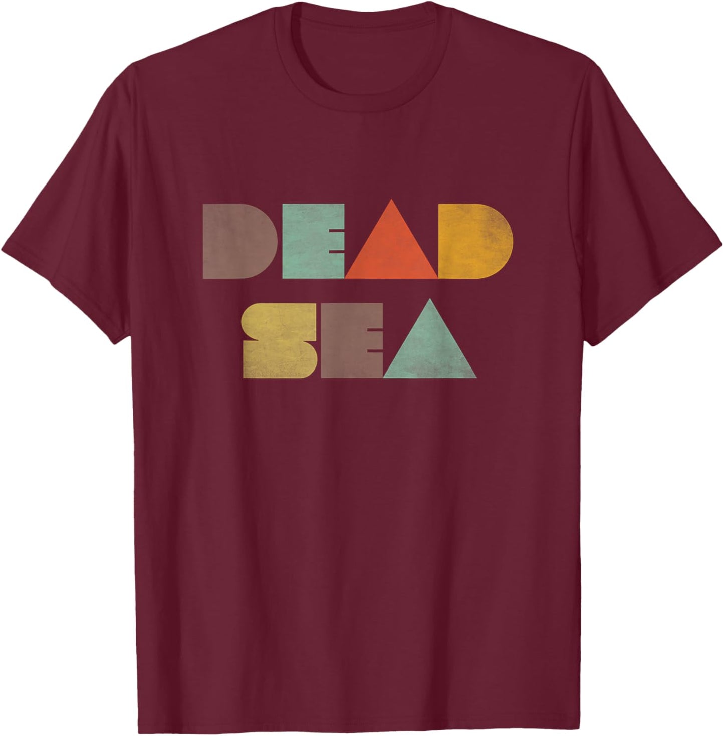 Dead Sea Vintage T-Shirt - T-Shirt | Maroon