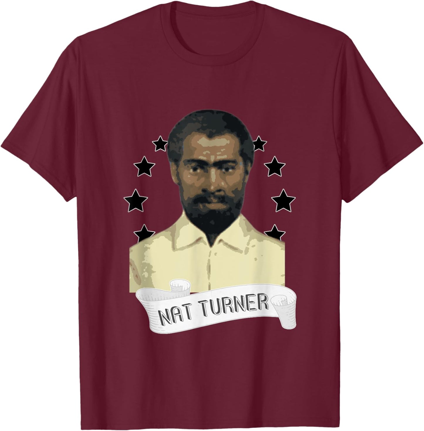 Turner's Rebellion Southampton Virginina Abolition T-Shirt - T-Shirt | Maroon