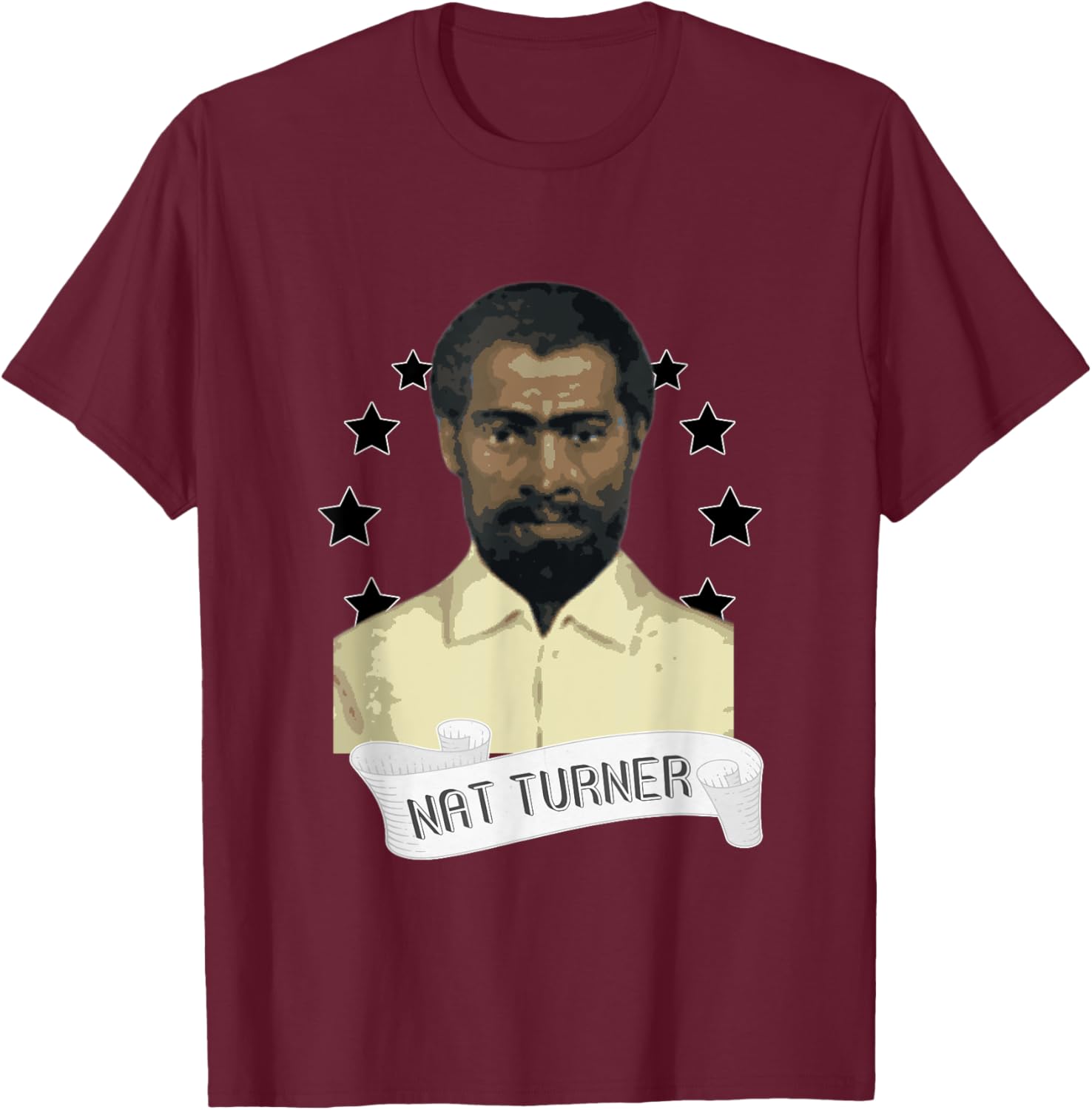 Turner's Rebellion Southampton Virginina Abolition T-Shirt - T-Shirt | Maroon