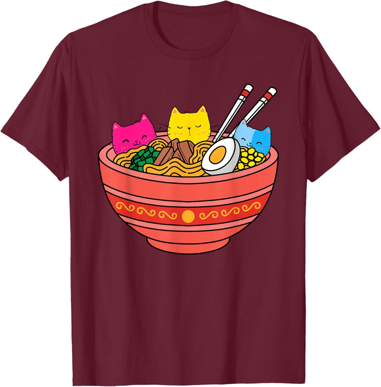 Pansexual Cats Pansexual Pride T-Shirt - T-Shirt | Maroon