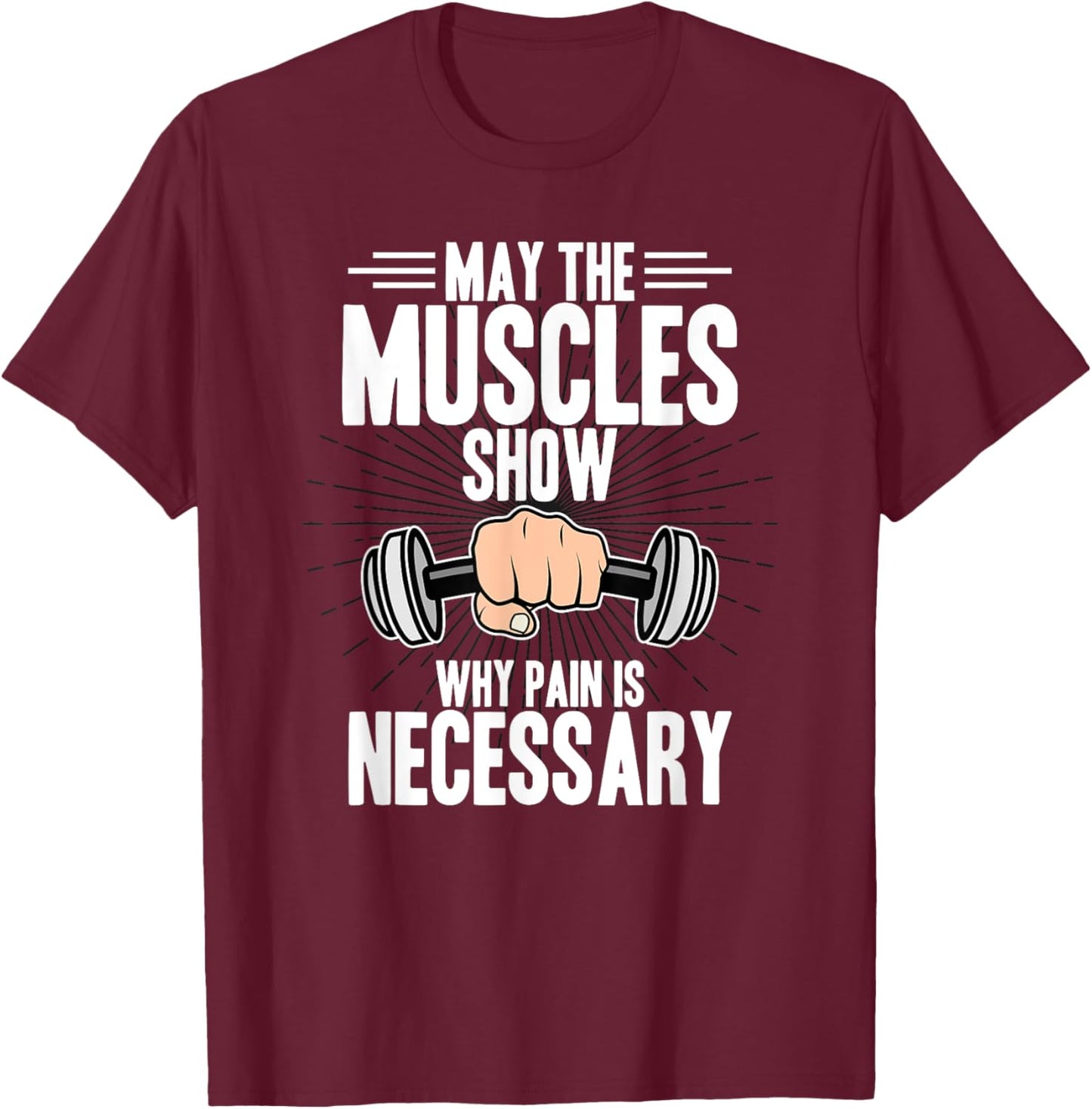 Fitness Quote Motivational Gym Motivate Personal Trainer T-Shirt - T-Shirt | Maroon