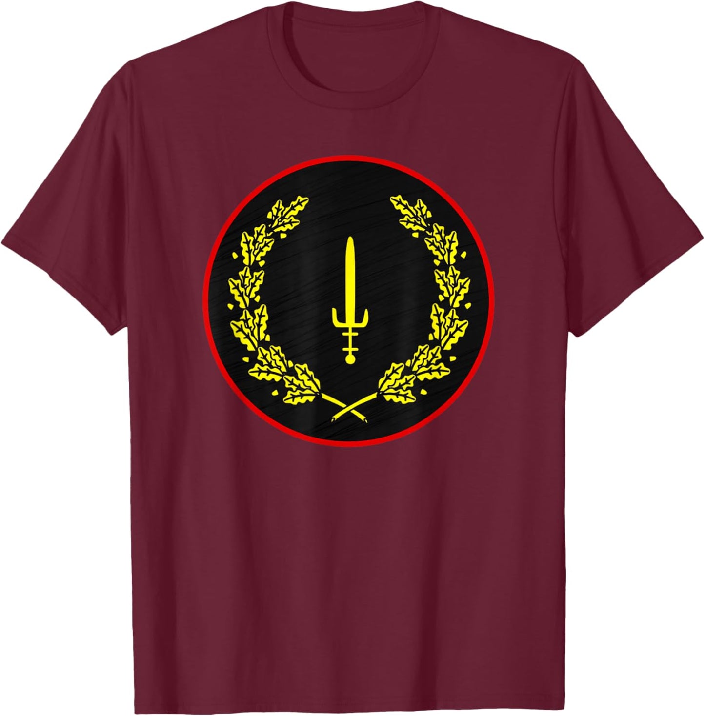 Black American Heritage Flag T-Shirt - T-Shirt | Maroon