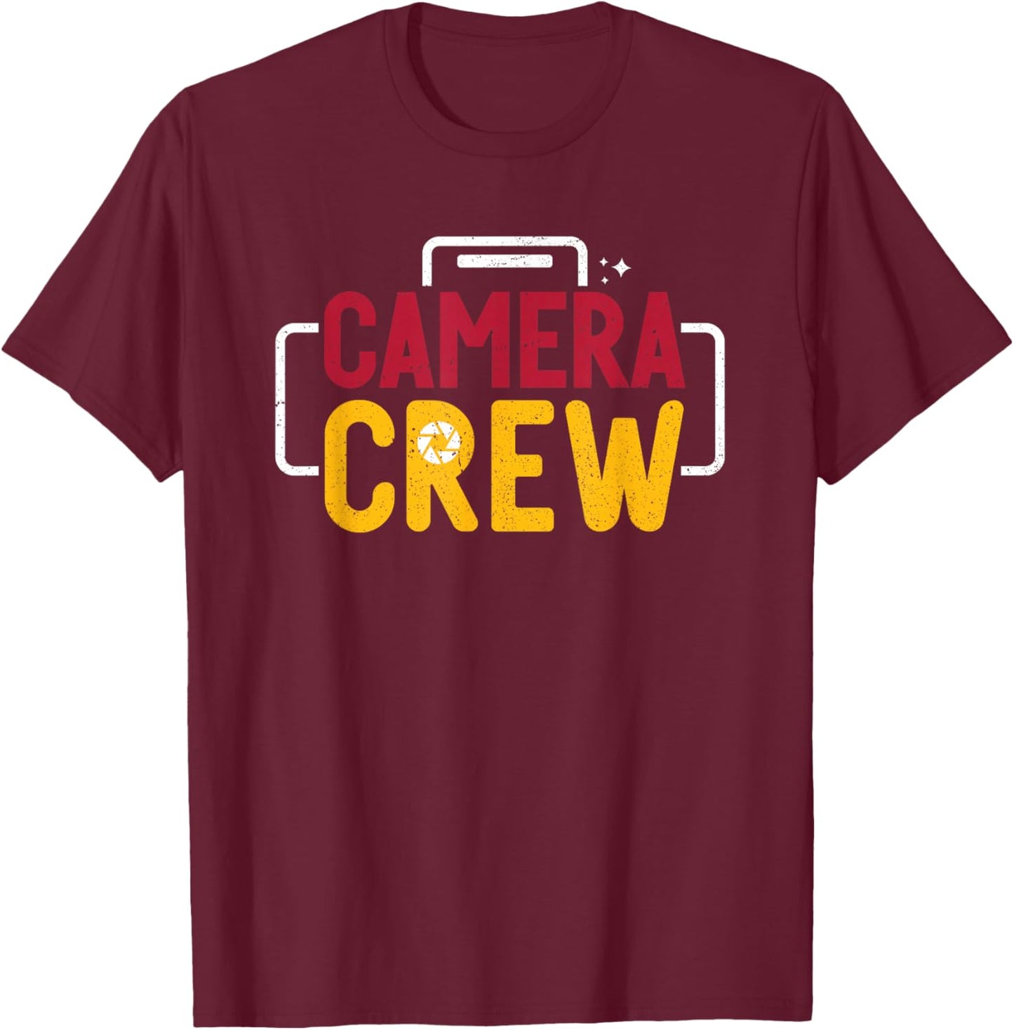Film Production Camera Crew Cinematographer Filmmaker T-Shirt - T-Shirt | Maroon