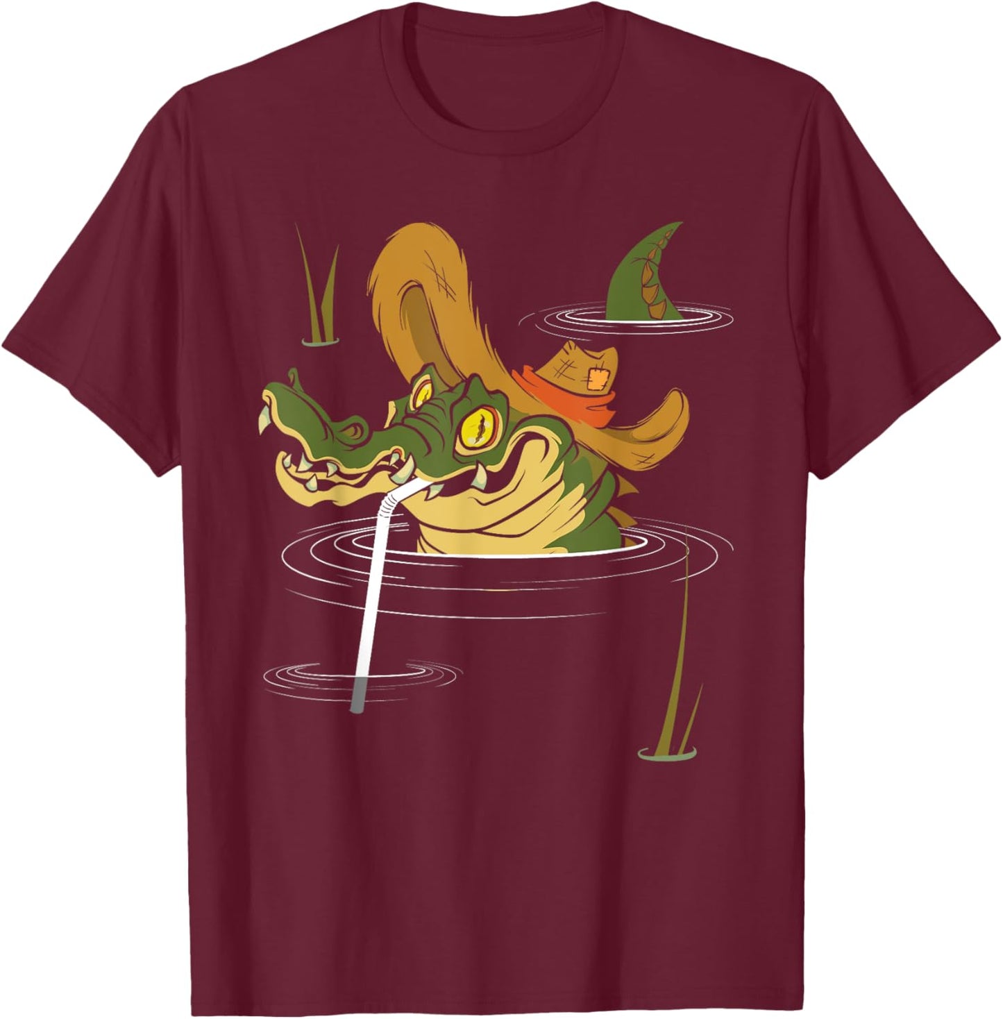 Swamp Water - Alligator Gator Crocodile Zoo Animal Lover T-Shirt - T-Shirt | Maroon