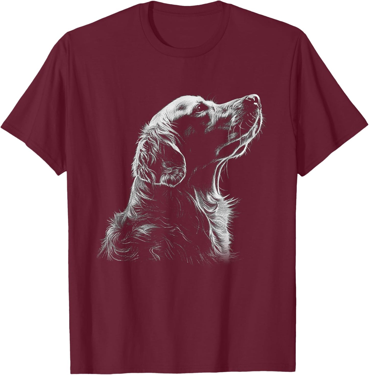 Lovely Golden Retrievers Dog Animal Adorable Puppy Outfits Men Women Kids T-Shirt - T-Shirt | Maroon
