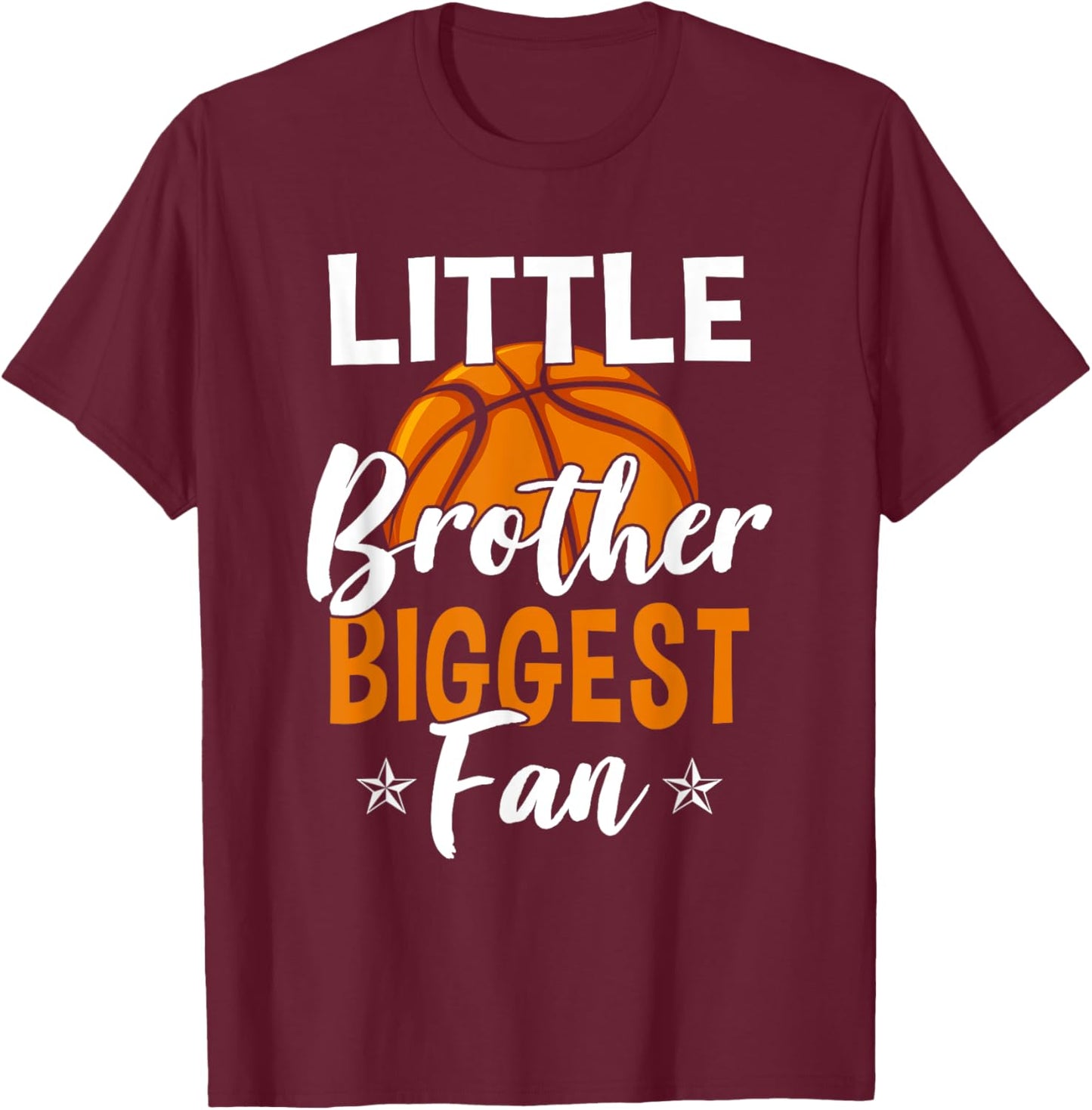 Basketball Brother Basketball Player Basketball Fan T-Shirt - T-Shirt | Maroon