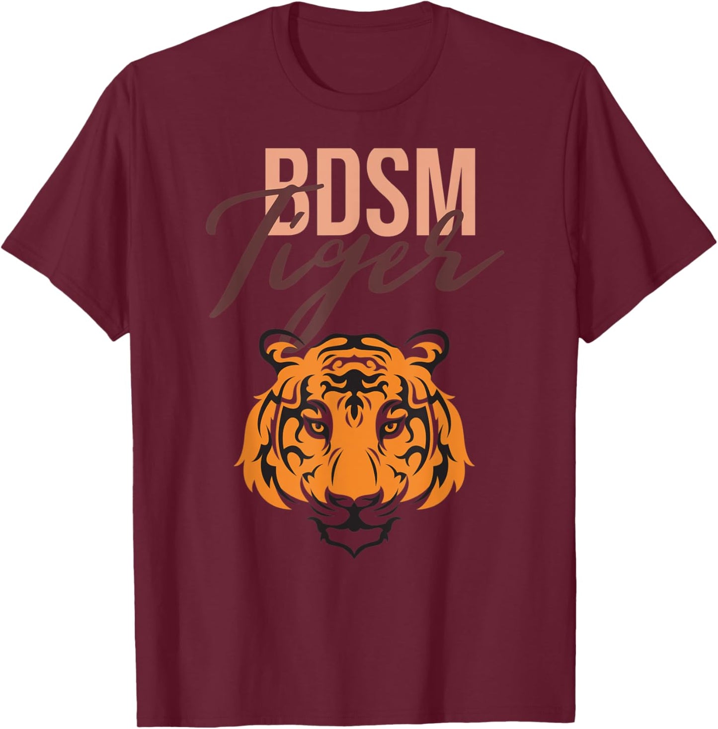 BDSM Instructor Tiger / Master Bondage gift T-Shirt - T-Shirt | Maroon
