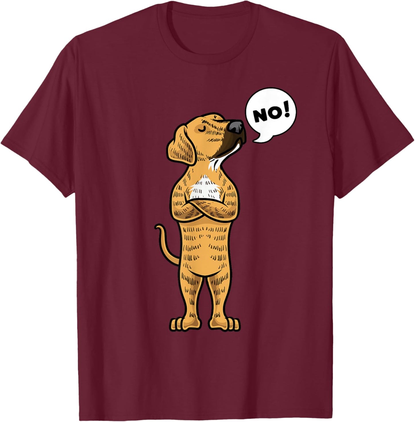 Plott Hound Stubborn Dog Animal Lover Pet Men Women Girls Kids T-Shirt - T-Shirt | Maroon