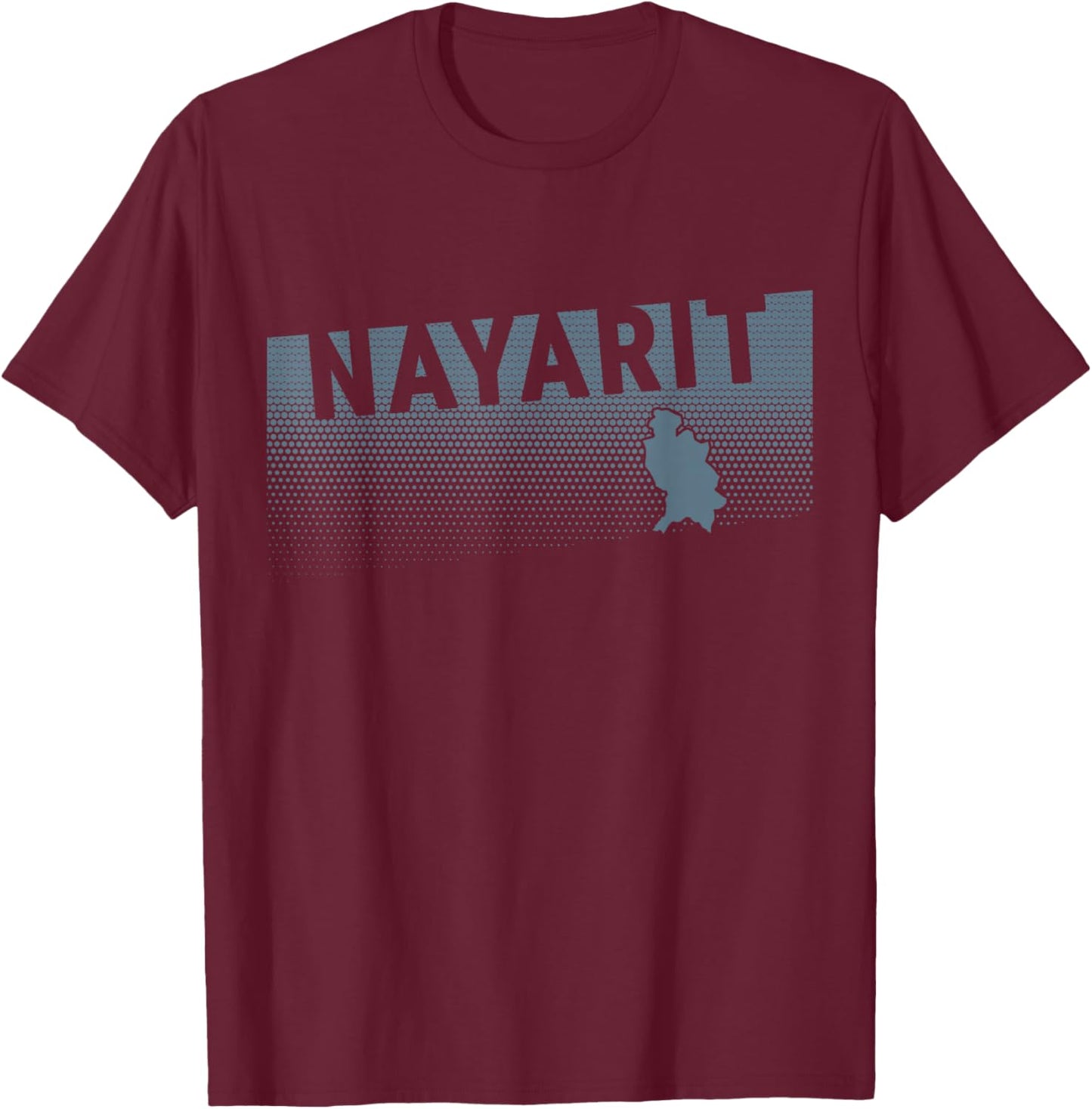 Camisa Nayarit Mexico Modern Design Para Nayaritas y Koras T-Shirt - T-Shirt | Maroon