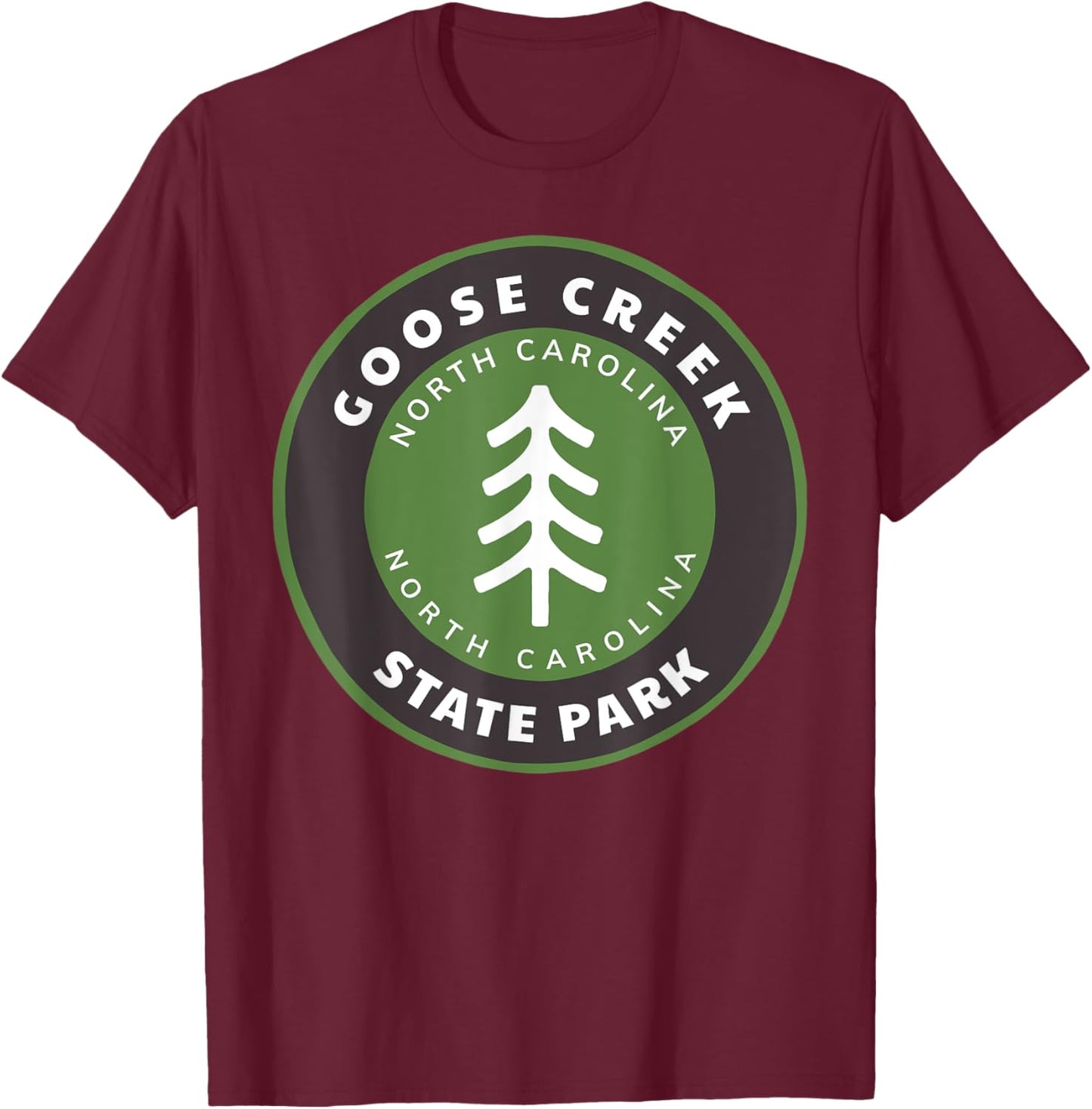 Goose Creek State Park North Carolina NC Vacation T-Shirt - T-Shirt | Maroon