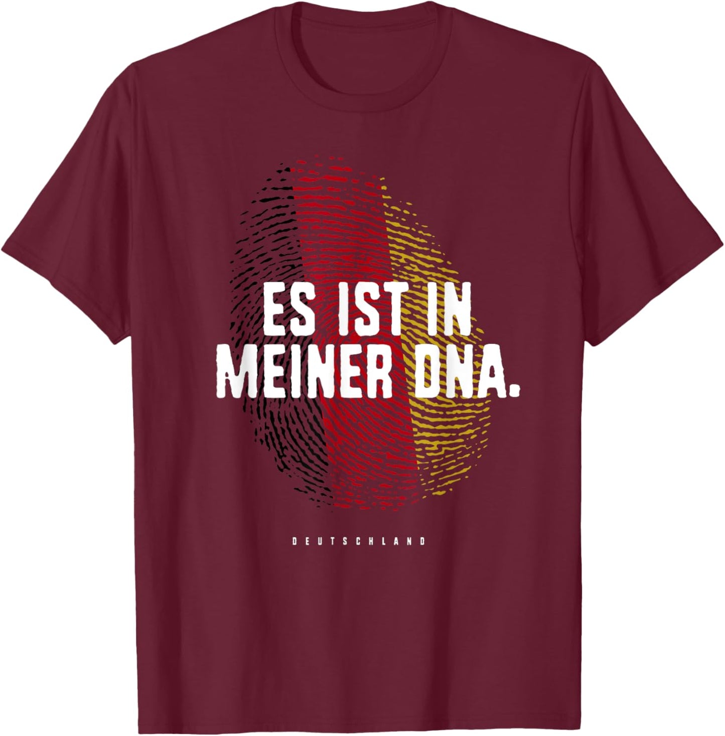 IT'S IN MY DNA Germany Flag Shirt German Roots T-Shirt - T-Shirt | Maroon