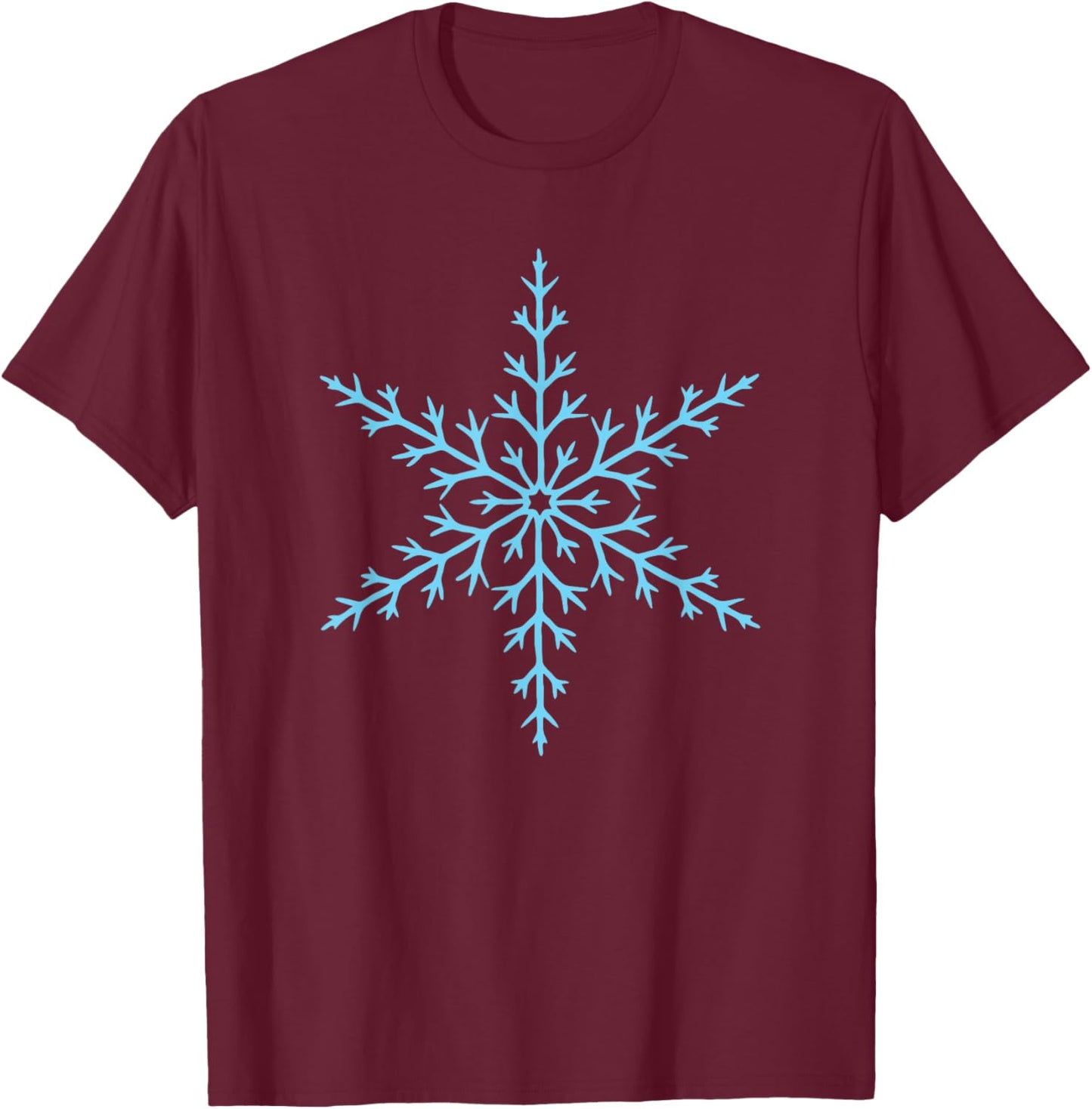 Snowflake T-Shirt - T-Shirt | Maroon
