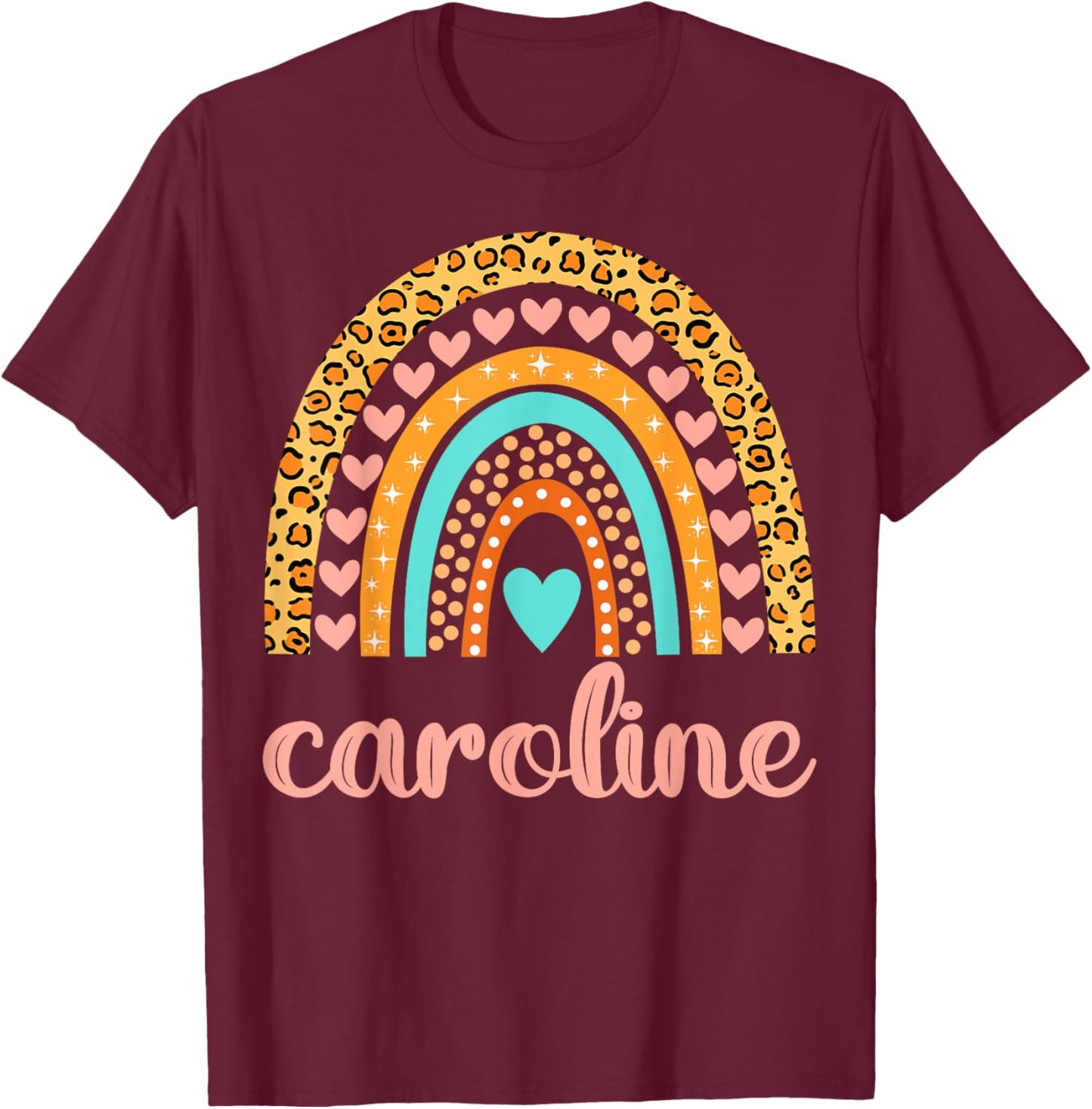 Caroline Caroline Name Birthday Shirt Gift T-Shirt - T-Shirt | Maroon
