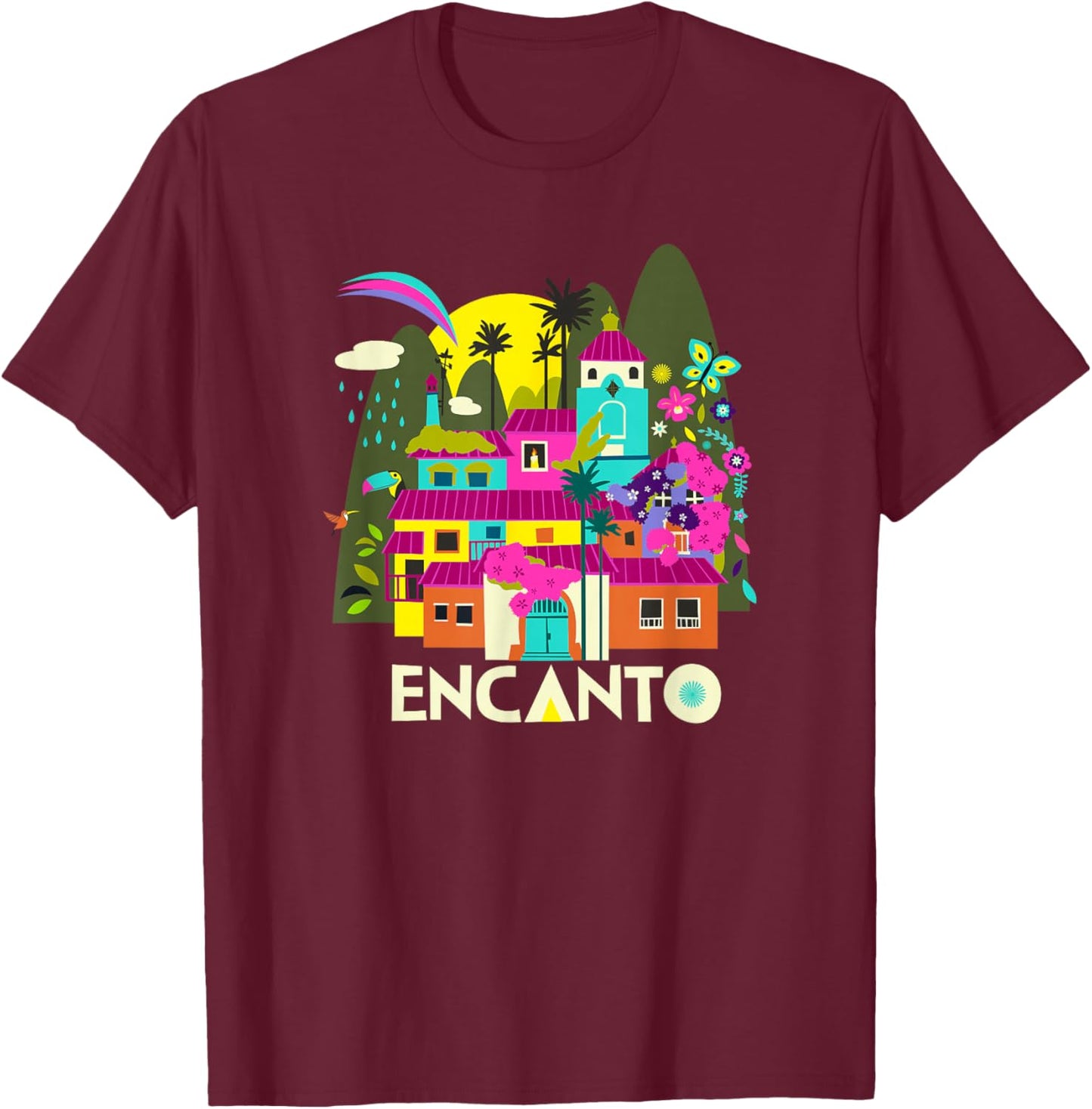 Disney Encanto House Logo T-Shirt - T-Shirt | Maroon