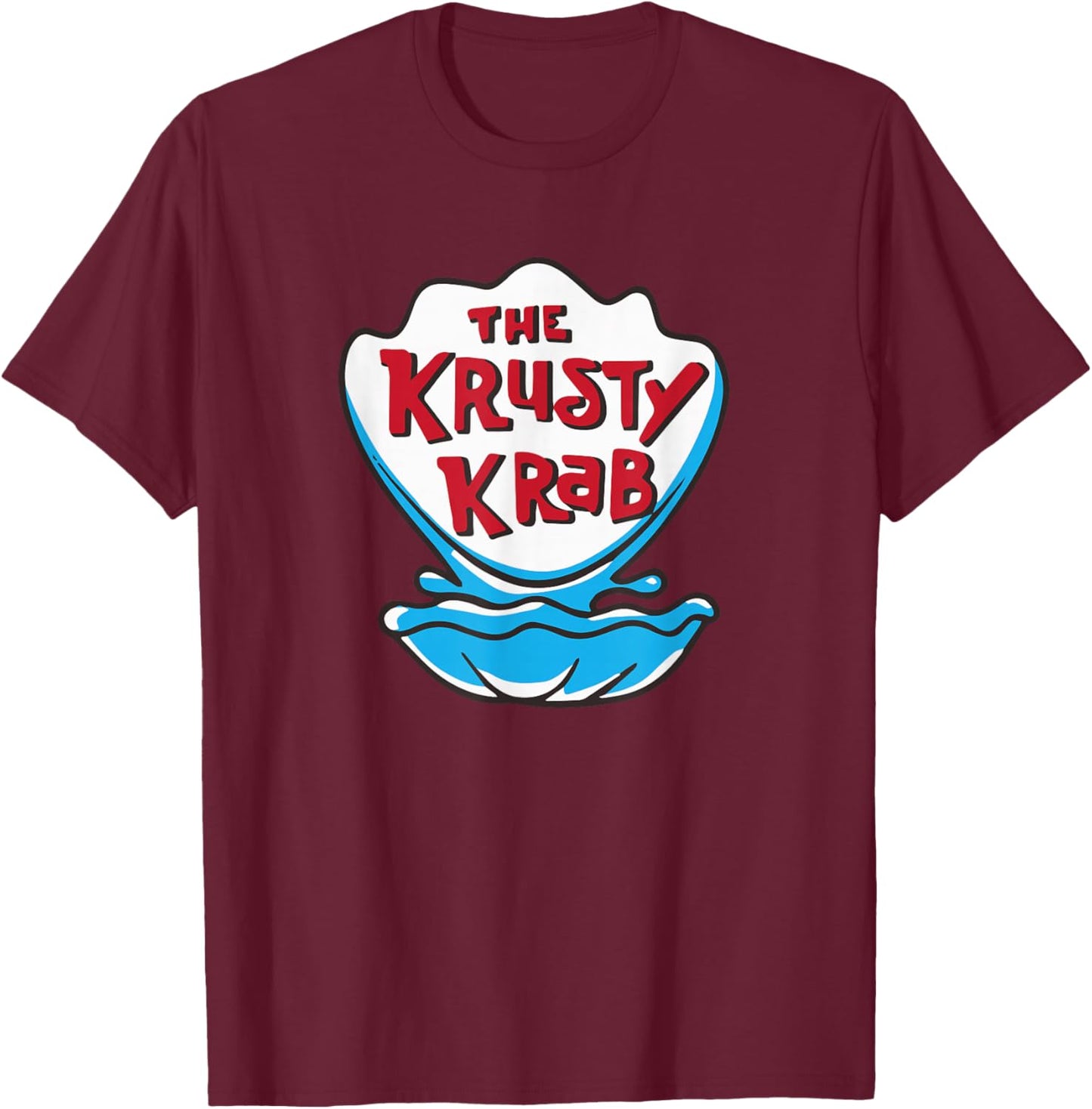 The Krusty Krab T-Shirt - T-Shirt | Maroon