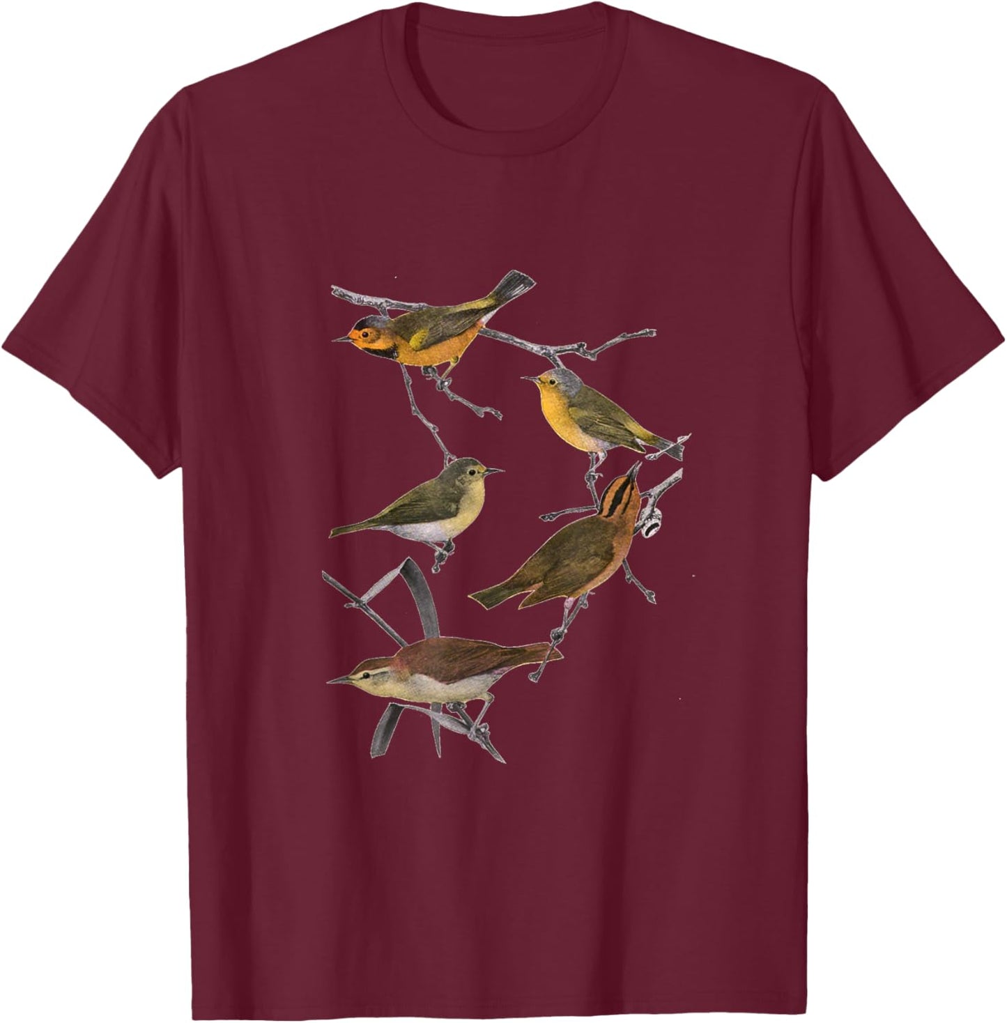 Warbler T-Shirt - T-Shirt | Maroon